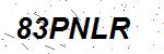 CAPTCHA verification image containing distorted text characters