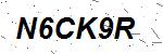 CAPTCHA verification image containing distorted text characters