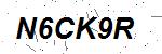 CAPTCHA verification image containing distorted text characters