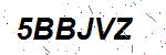 CAPTCHA verification image containing distorted text characters