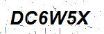 CAPTCHA verification image containing distorted text characters