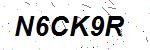 CAPTCHA verification image containing distorted text characters