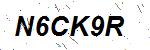 CAPTCHA verification image containing distorted text characters