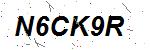 CAPTCHA verification image containing distorted text characters