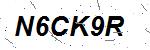 CAPTCHA verification image containing distorted text characters
