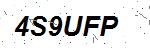 CAPTCHA verification image containing distorted text characters