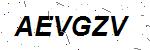 CAPTCHA verification image containing distorted text characters