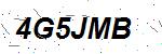 CAPTCHA verification image containing distorted text characters