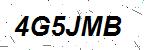 CAPTCHA verification image containing distorted text characters
