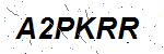 CAPTCHA verification image containing distorted text characters