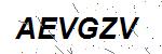 CAPTCHA verification image containing distorted text characters