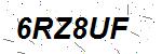 CAPTCHA verification image containing distorted text characters