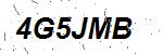 CAPTCHA verification image containing distorted text characters