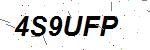 CAPTCHA verification image containing distorted text characters