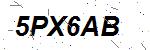 CAPTCHA verification image containing distorted text characters