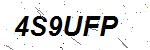 CAPTCHA verification image containing distorted text characters