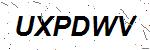 CAPTCHA verification image containing distorted text characters