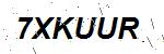 CAPTCHA verification image containing distorted text characters