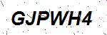 CAPTCHA verification image containing distorted text characters