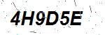 CAPTCHA verification image containing distorted text characters