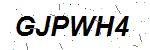 CAPTCHA verification image containing distorted text characters