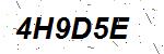 CAPTCHA verification image containing distorted text characters