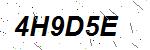 CAPTCHA verification image containing distorted text characters