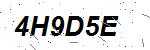 CAPTCHA verification image containing distorted text characters