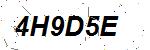 CAPTCHA verification image containing distorted text characters