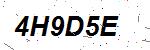 CAPTCHA verification image containing distorted text characters