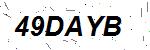 CAPTCHA verification image containing distorted text characters