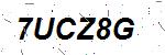 CAPTCHA verification image containing distorted text characters