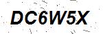 CAPTCHA verification image containing distorted text characters