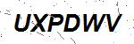 CAPTCHA verification image containing distorted text characters