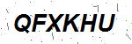 CAPTCHA verification image containing distorted text characters