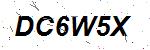 CAPTCHA verification image containing distorted text characters