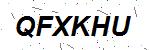 CAPTCHA verification image containing distorted text characters