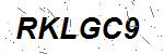 CAPTCHA verification image containing distorted text characters