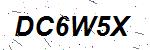 CAPTCHA verification image containing distorted text characters