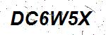 CAPTCHA verification image containing distorted text characters