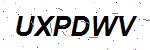 CAPTCHA verification image containing distorted text characters