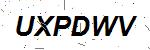 CAPTCHA verification image containing distorted text characters