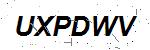 CAPTCHA verification image containing distorted text characters