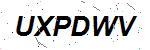 CAPTCHA verification image containing distorted text characters
