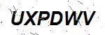 CAPTCHA verification image containing distorted text characters