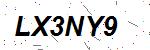 CAPTCHA verification image containing distorted text characters