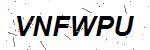 CAPTCHA verification image containing distorted text characters