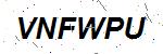 CAPTCHA verification image containing distorted text characters