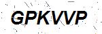 CAPTCHA verification image containing distorted text characters