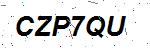 CAPTCHA verification image containing distorted text characters